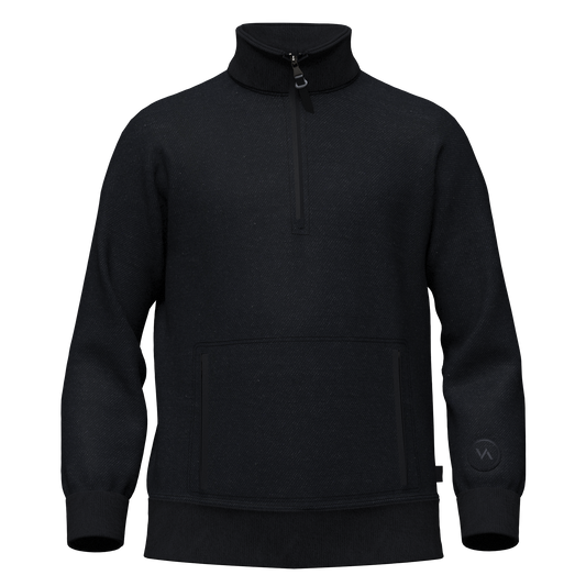 Men's Signature Quarter Zip Double Knit Pullover